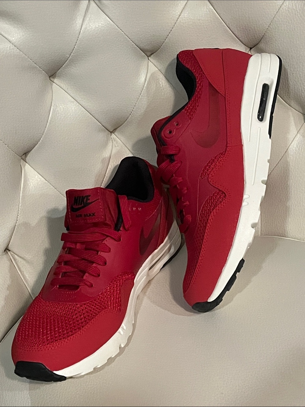 Nike Red Air Max Lifestyle Sneakers